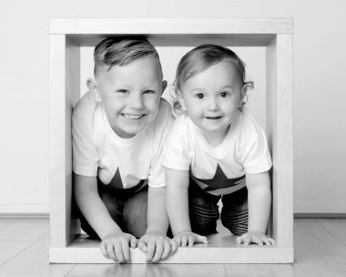 Siblings in a box